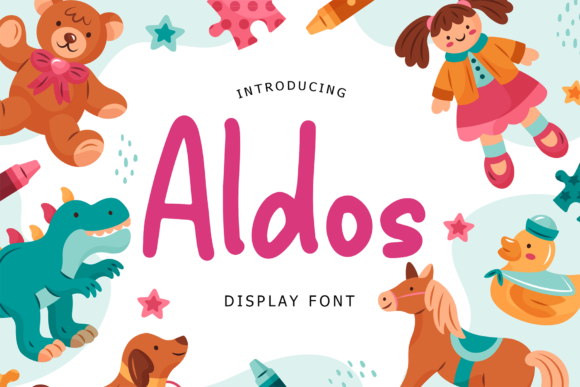 Aldos: A Sweet Handwritten Font for Editorial Design