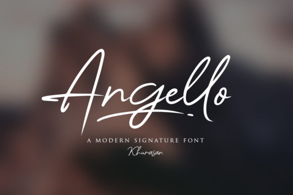 Angello: The Premium Script Font for Modern Web Design