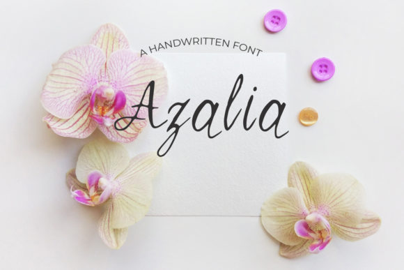 Azalia: The Delicate Script Handwritten Font for Elegant Craft Projects
