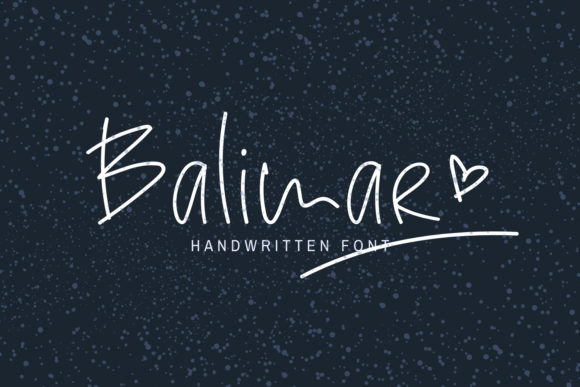 Balimar: The Timeless Handwritten Font for Your Brand