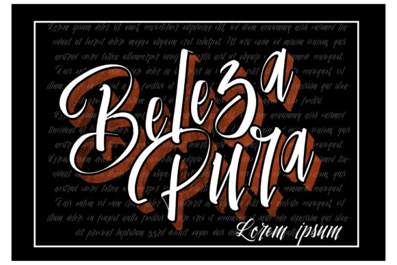 Beleza Pura: The Handwritten Font for Polished Branding