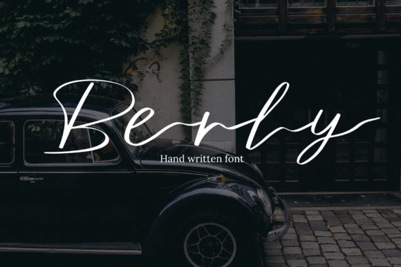 Berly: The Relaxed Handwritten Font for Scroll-Stopping Visuals