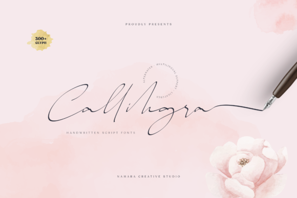 Callihgra: A Delicate Script Handwritten Font for Editorial Design
