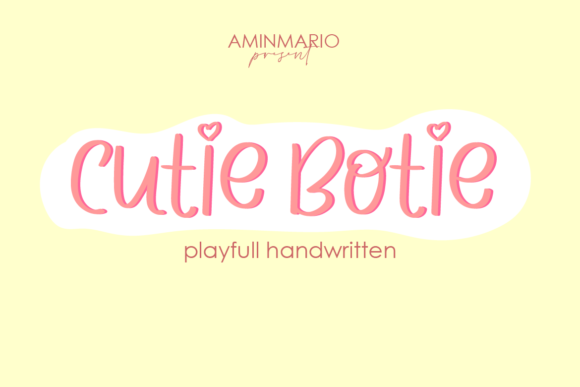 Cutie Botie: The Quirky Handwritten Font for Makers