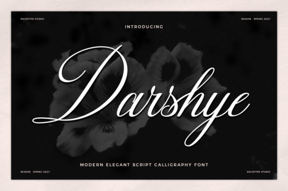 Darshye: An Elegant Script Handwritten Font for Modern Branding