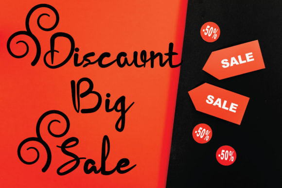 Discount Big Sale: The Retro Handwritten Font for Your Brand