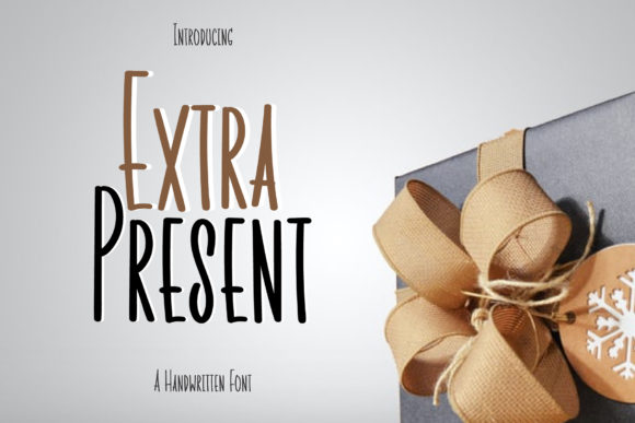 Extra Present: A Handwritten Typeface for Modern Editorial Design