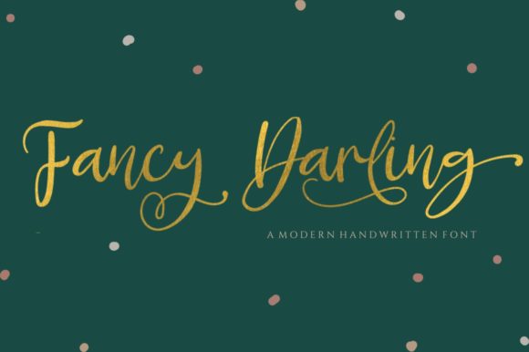 Fancy Darling: The Romantic Script Handwritten Font for Editorial Design