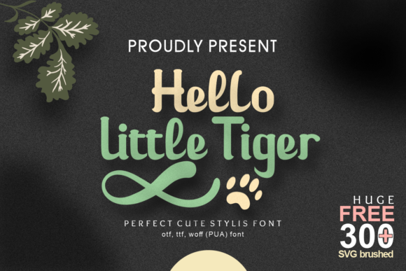 Hello Little Tiger: The Premium Handwritten Typeface for Modern Brands