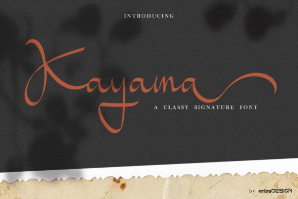 Kayama: The Elegant Script Handwritten Font for Modern Branding