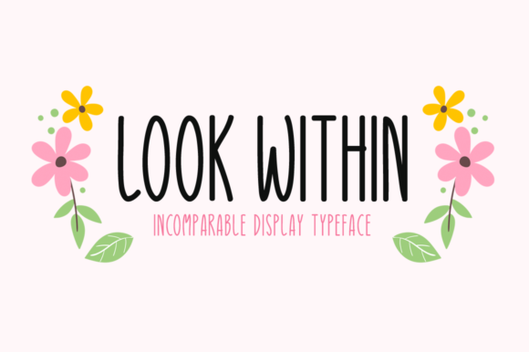 Look Within: A Tall Handwritten Typeface for Editorial Design