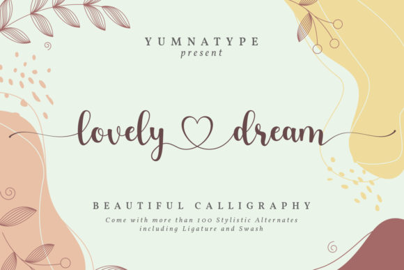 Lovely Dream: The Romantic Handwritten Font for Branding