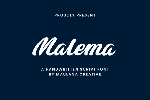Malema: A Bold Script Handwritten Typeface for Editorial Design