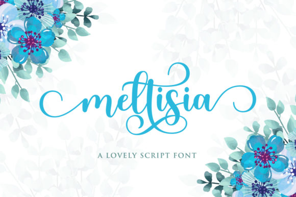 Meltisia: The Romantic Script Handwritten Typeface for Makers