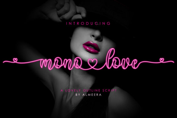 Monolove: An Elegant Handwritten Typeface for Modern Branding