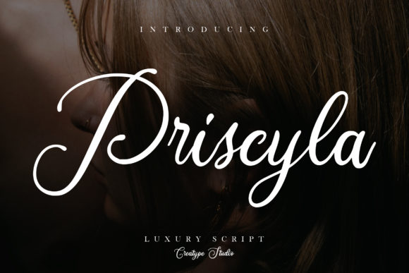 Priscyla: A Flowing Handwritten Font for Elegant Branding