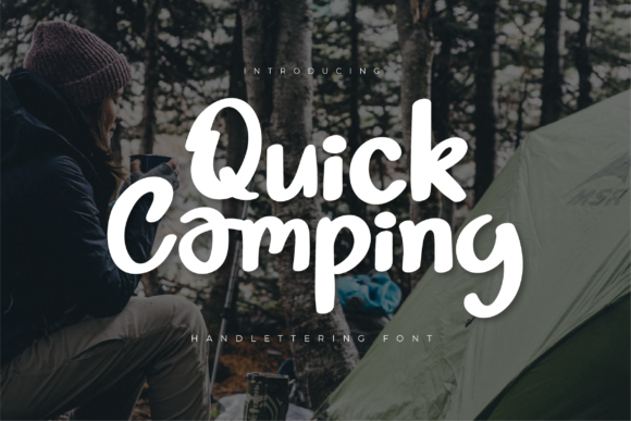 Quick Camping: The Handwritten Font for Polished Branding