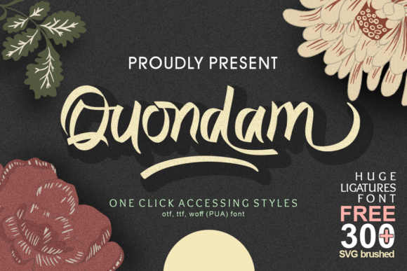 Quondam: The Elegant Handwritten Font for Editorial Design