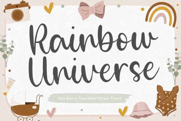 Rainbow Universe: A Premium Script Handwritten Font for Modern Campaigns