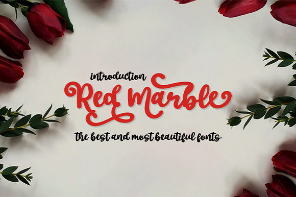 Red Marble: The Elegant Handwritten Font for Modern Web Design