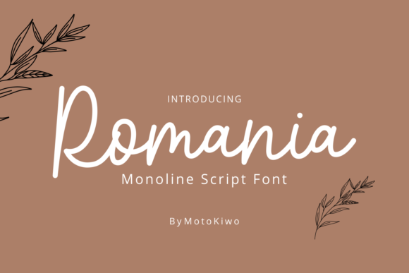 Romania: A Sweet Script Handwritten Font for Modern Web Design