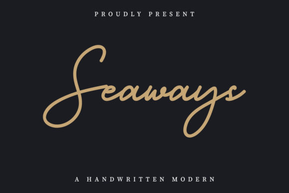 Seaways: The Perfect Handwritten Font for Your Business Brand