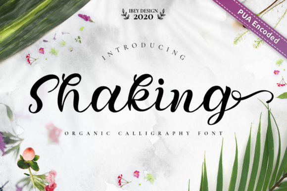 Shaking: The Elegant Handwritten Font for Modern Branding