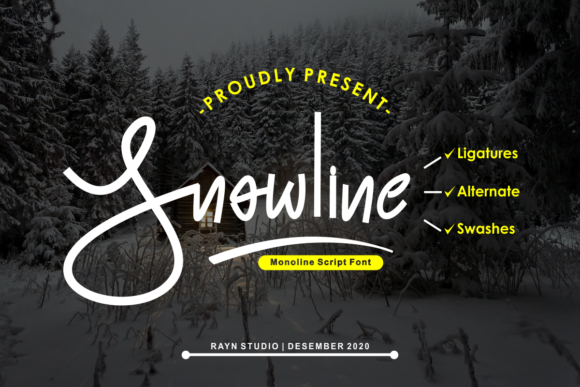 Snowline: The Perfect Handwritten Font for Modern Brands