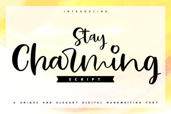 Stay Charming: The Elegant Handwritten Font for Creative Makers