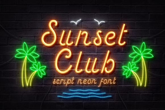 Sunset Club Handwritten Font Review for Crafters