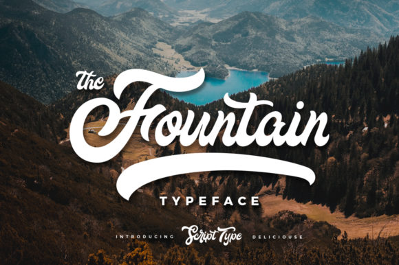 The Fountain: A Timeless Handwritten Typeface for Campaign Design