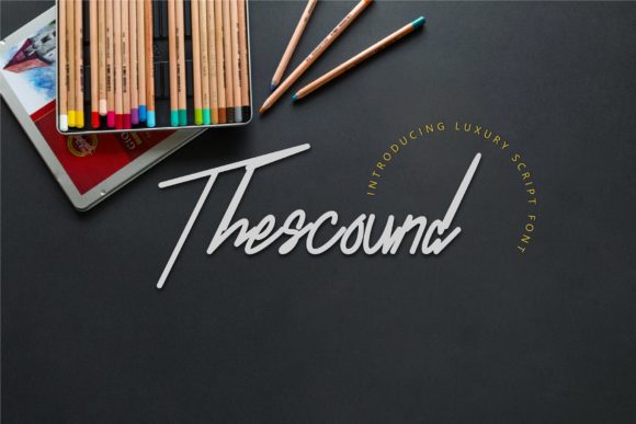 Thescound: The Exquisite Handwritten Font for Creative Makers